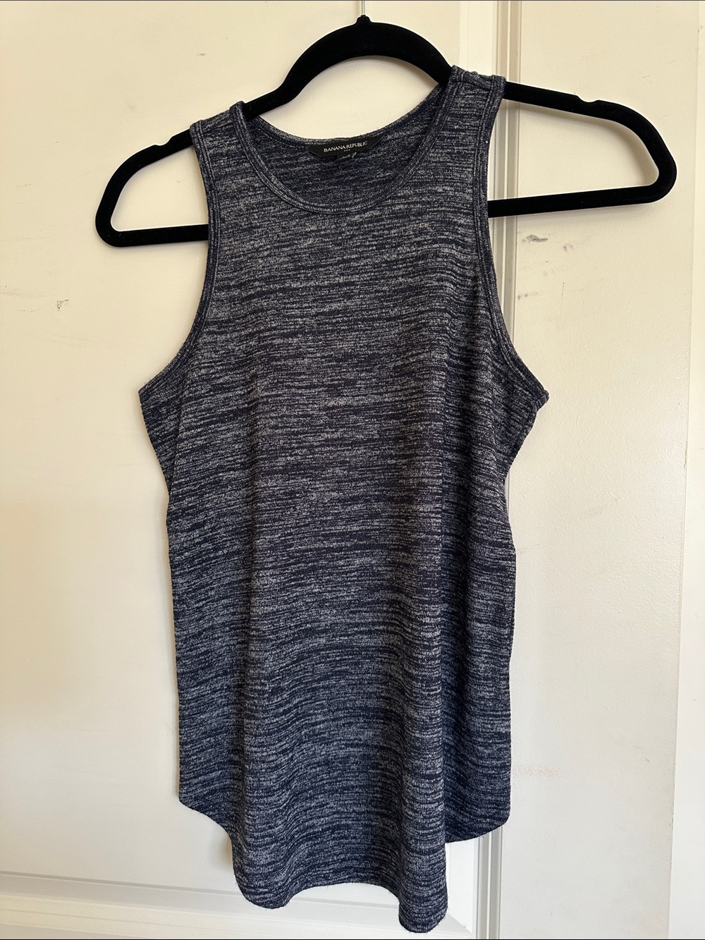 Banana Republic Heathered Charcoal Tank Top